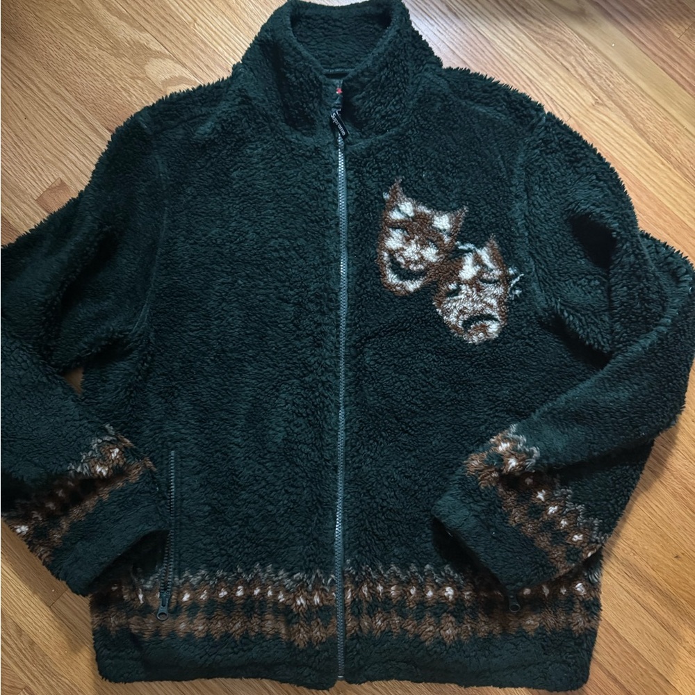Supreme Green Fleece Jacket